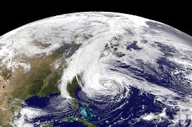 Hurricane Sandy Blows